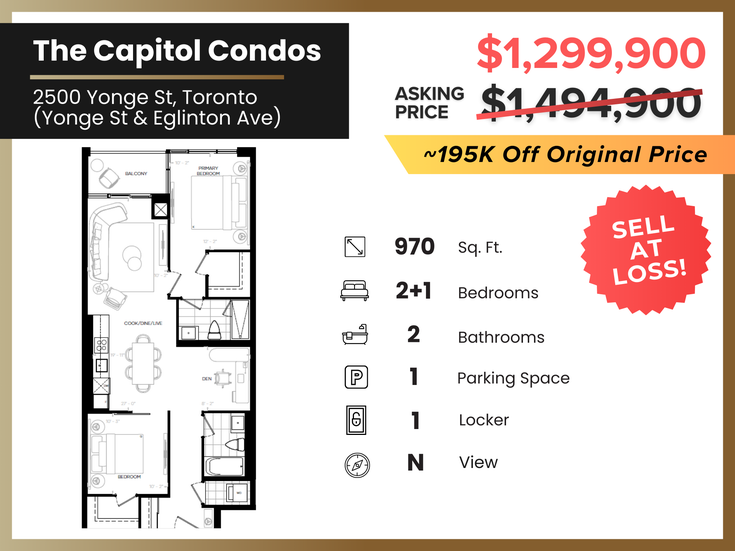 The Capitol Condos   --   2500 Yonge St - Toronto C03/Yonge-Eglinton