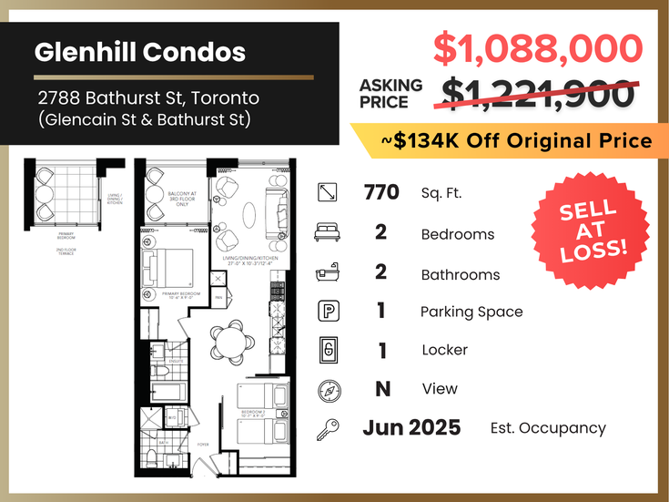 Glenhill Condos   --   2788 Bathurst St - Toronto C04/Englemount-Lawrence
