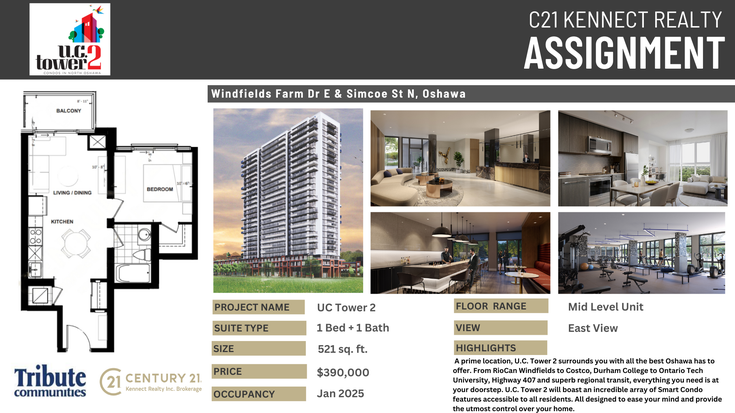 UC Tower 2   --   2545 Simcoe St N - Oshawa/Windfields #1