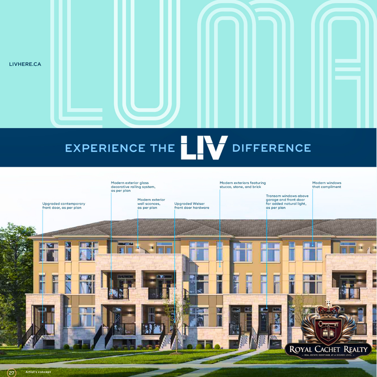 LUMA Urban Towns   --   157 Parkside Drive, Waterdown, Ontario - Hamilton/Waterdown