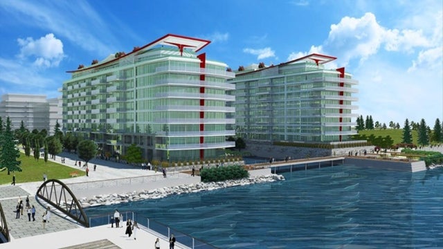 Cascade at the Pier   --   Victory Ship Way - North Vancouver/Lower Lonsdale #1