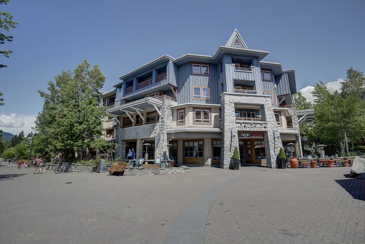 Town Plaza exterior from Whistler Village