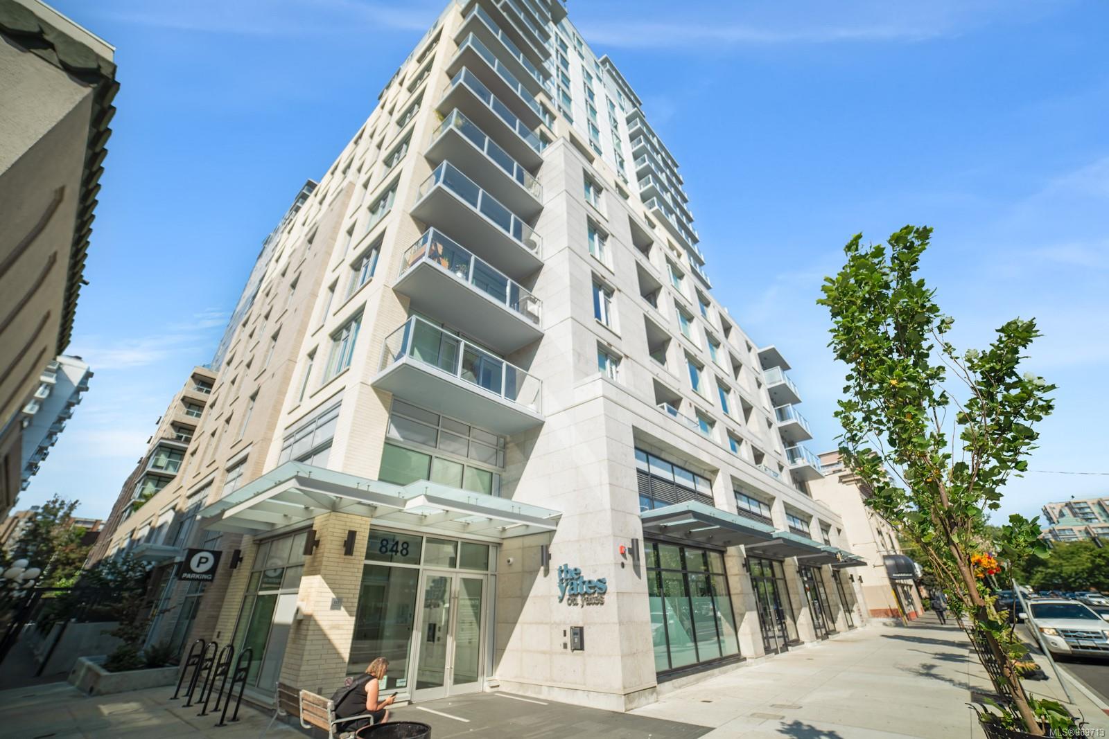 1208 - 848 Yates St - Vi Downtown Condo Apartment for Sale, 1 Bedroom (989713)