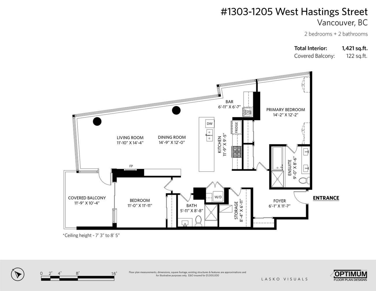 1303 1205 W HASTINGS STREET - Coal Harbour Apartment/Condo for sale, 2 Bedrooms (R2802706) #32