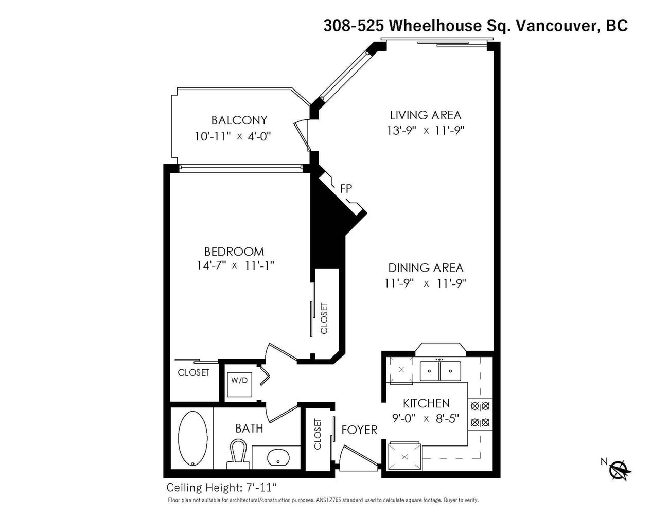 308 525 WHEELHOUSE SQUARE - False Creek Apartment/Condo for sale, 1 Bedroom (R2630791) #20