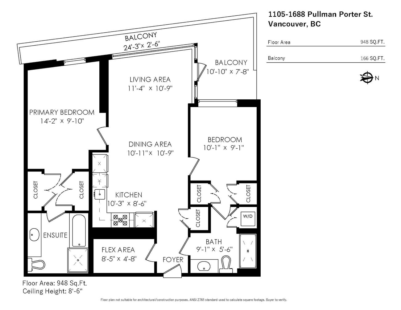 1105 1688 PULLMAN PORTER STREET - Mount Pleasant VE Apartment/Condo for sale, 2 Bedrooms (R2688368) #25