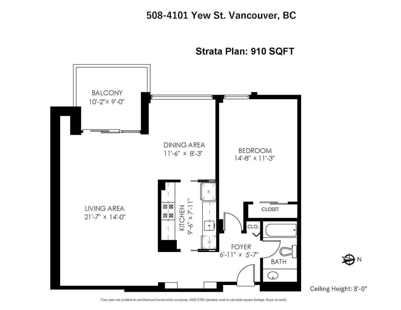 508 4101 YEW STREET - Quilchena Apartment/Condo for sale, 1 Bedroom (R2778283) #15