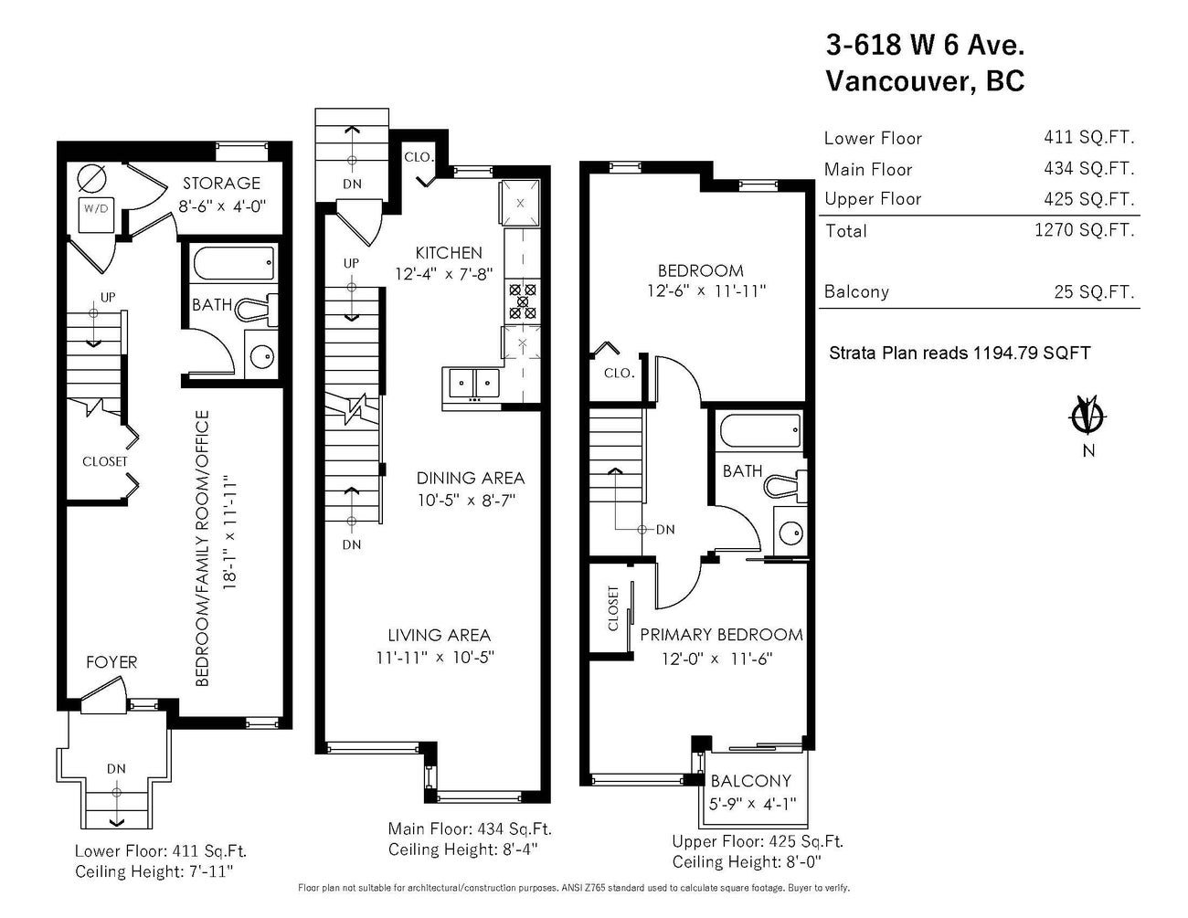 3 618 W 6TH AVENUE - Fairview VW Townhouse for sale, 3 Bedrooms (R2815802) #18