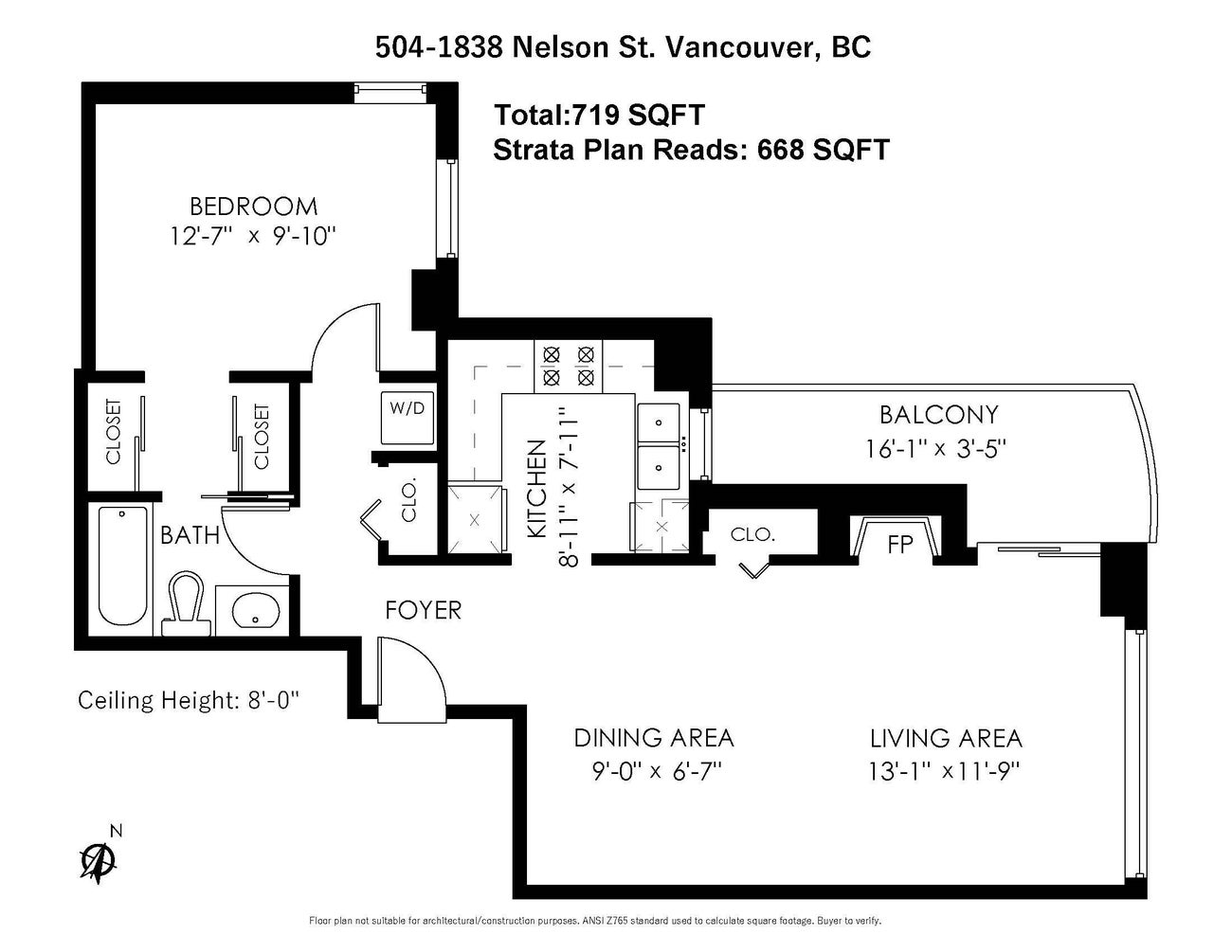 504 1838 NELSON STREET - West End VW Apartment/Condo for sale, 1 Bedroom (R2833849) #16