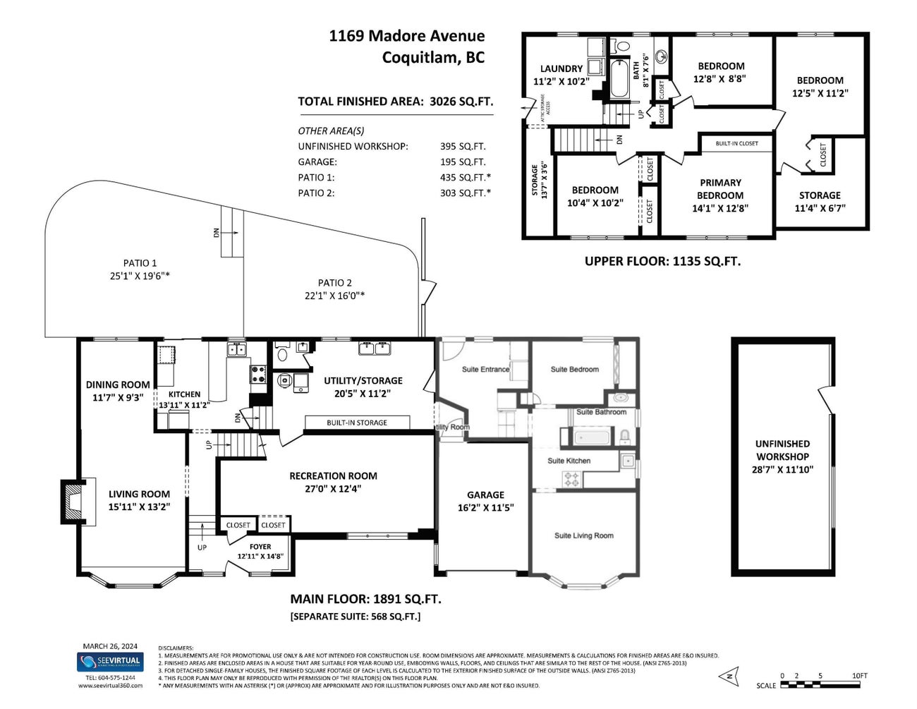 1169 MADORE AVENUE - Central Coquitlam House/Single Family for sale, 5 Bedrooms (R2921937) #32