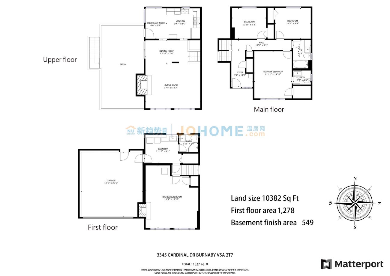 3345 CARDINAL DRIVE - Government Road House/Single Family for Sale, 3 Bedrooms (R2925098) #31