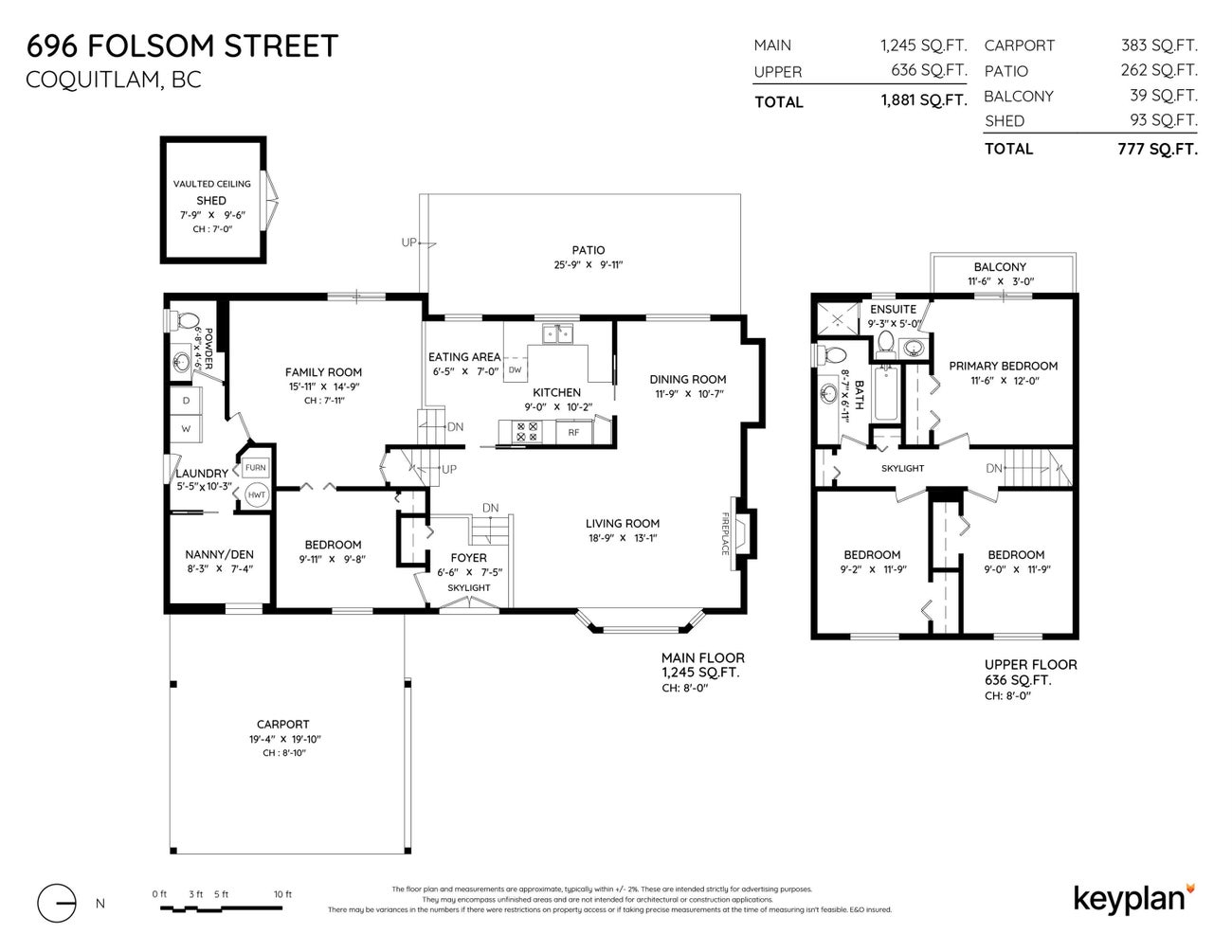 696 FOLSOM STREET - Central Coquitlam House/Single Family for sale, 4 Bedrooms (R2936173) #5