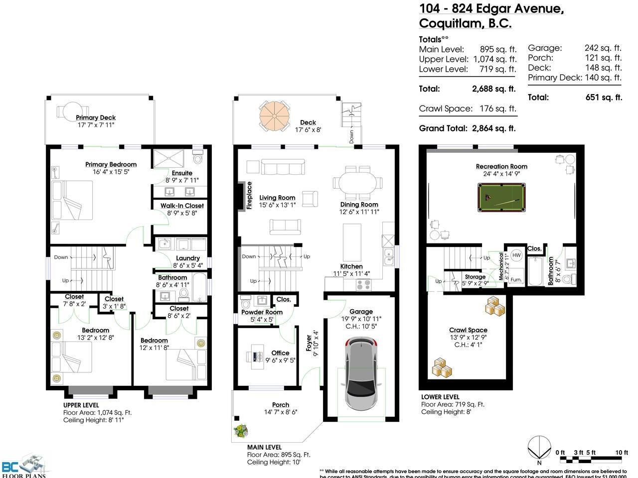 104 - 824 Edgar Avenue - Coquitlam West Single Family Residence for Sale, 3 Bedrooms (R2989999) #26