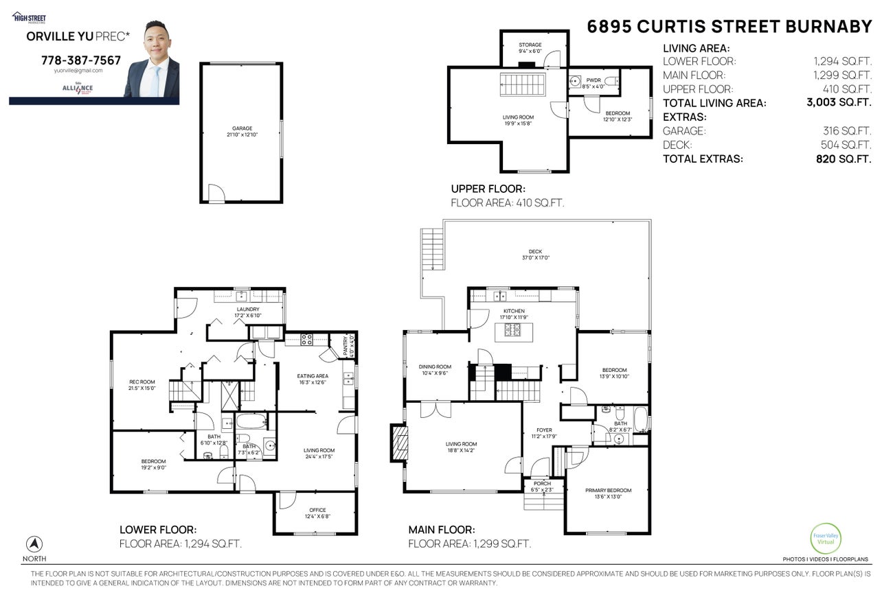 6895 Curtis Street - Sperling-Duthie Single Family Residence for Sale, 5 Bedrooms (R2990482) #33