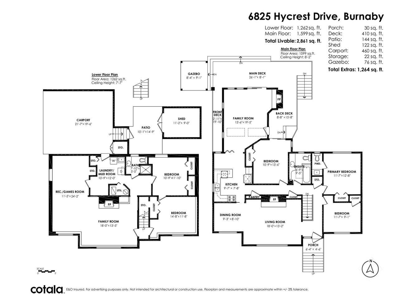 6825 Hycrest Drive - Montecito Single Family Residence for Sale, 4 Bedrooms (R2996008) #31