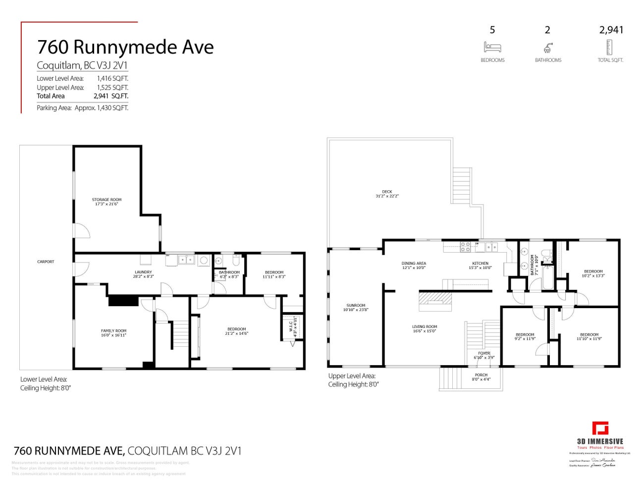 760 Runnymede Avenue - Coquitlam West Single Family Residence for Sale, 5 Bedrooms (R3017398) #32