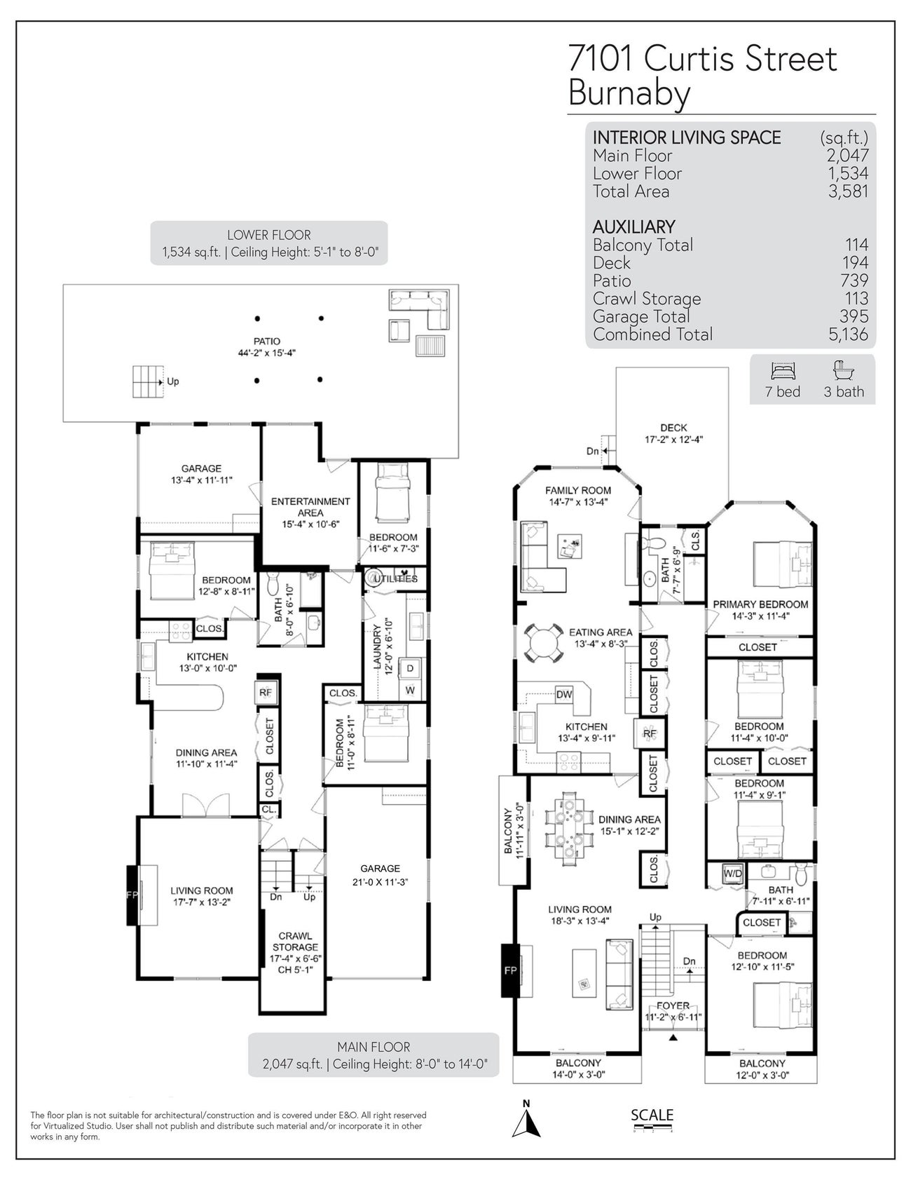 7101 Curtis Street - Sperling-Duthie Single Family Residence for Sale, 7 Bedrooms (R3025006) #40