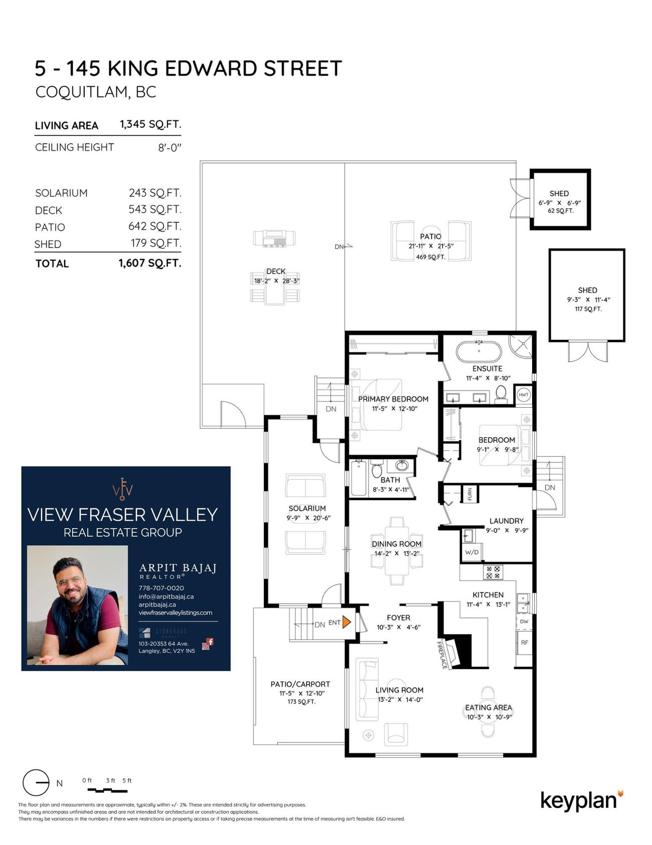 5 - 145 King Edward Street - Maillardville Manufactured Home for Sale, 2 Bedrooms (R3029987) #11