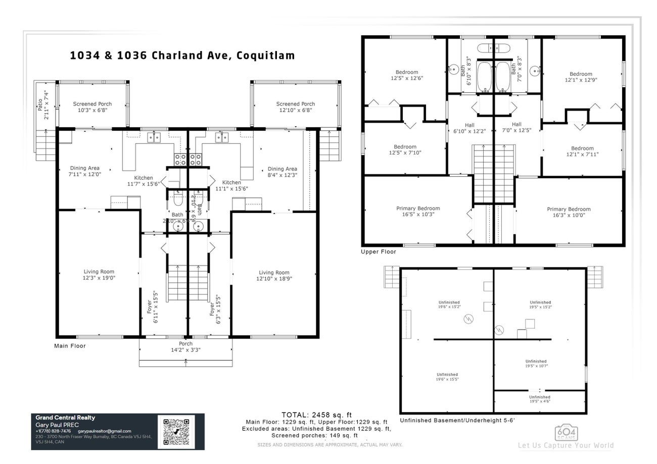 1036 Charland Avenue - Central Coquitlam Other for Sale, 6 Bedrooms (R3037676) #6