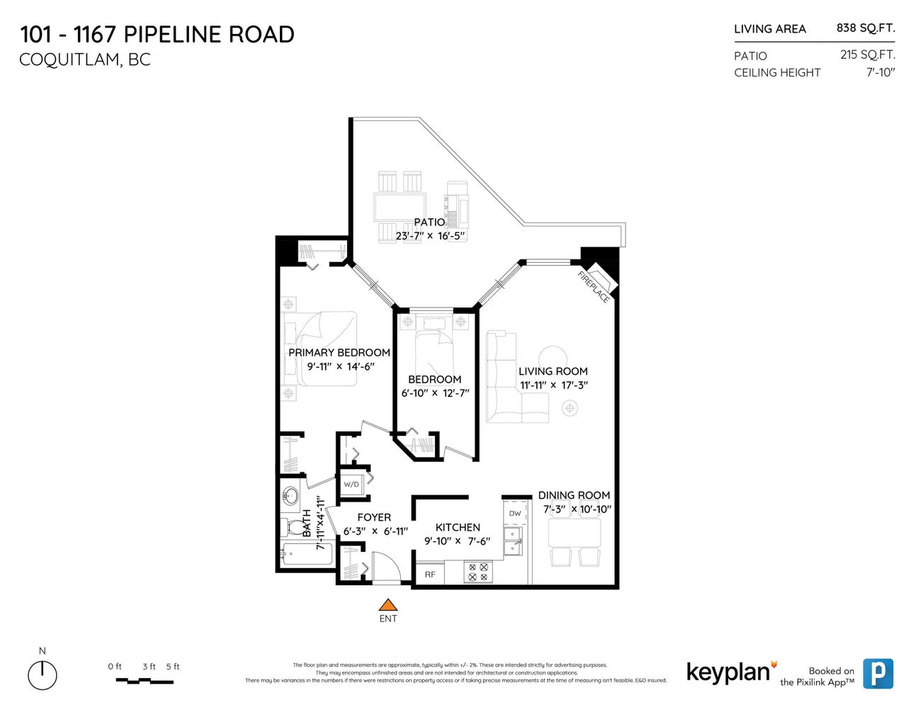 101 - 1167 Pipeline Road - New Horizons Apartment/Condo for Sale, 2 Bedrooms (R3041113) #21