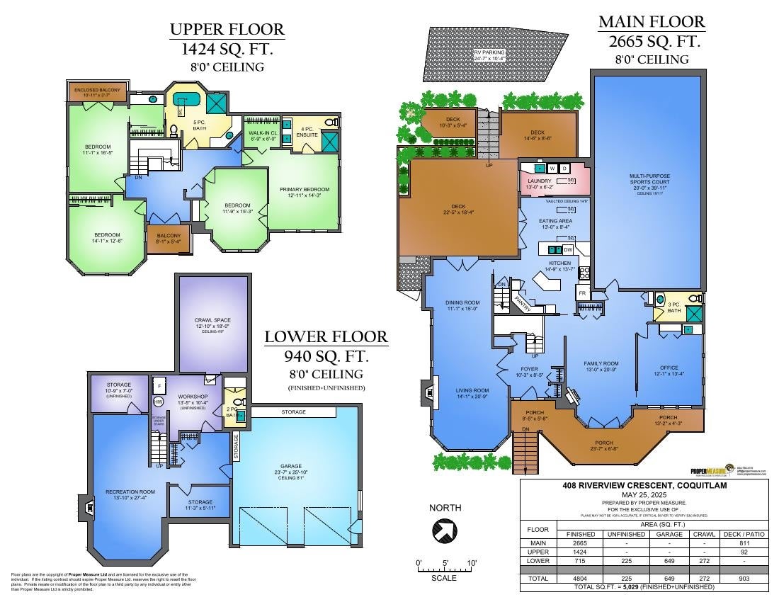408 Riverview Crescent - Coquitlam East Single Family Residence for Sale, 5 Bedrooms (R3045337)# - 34