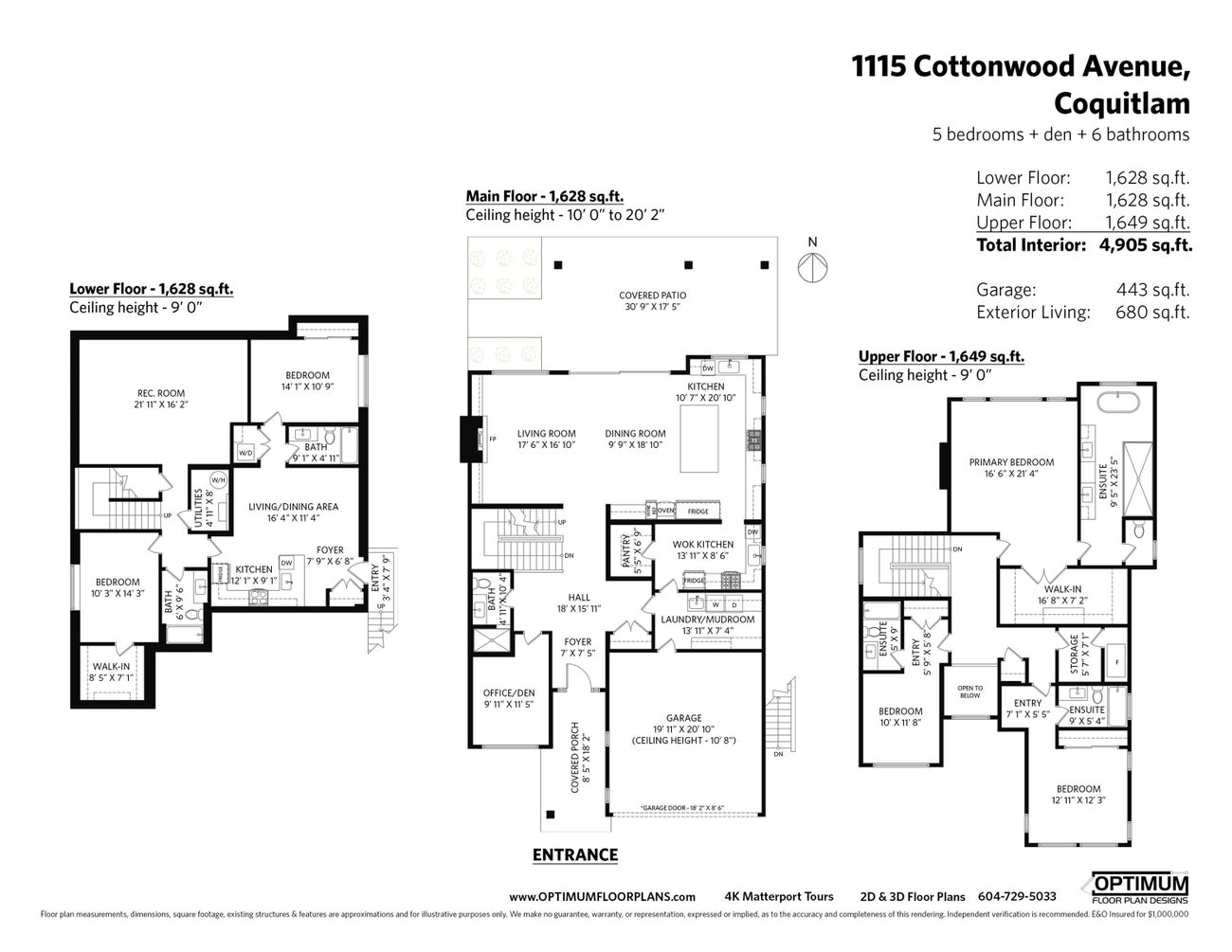1115 Cottonwood Avenue - Central Coquitlam Single Family Residence for Sale, 5 Bedrooms (R3047316) #33
