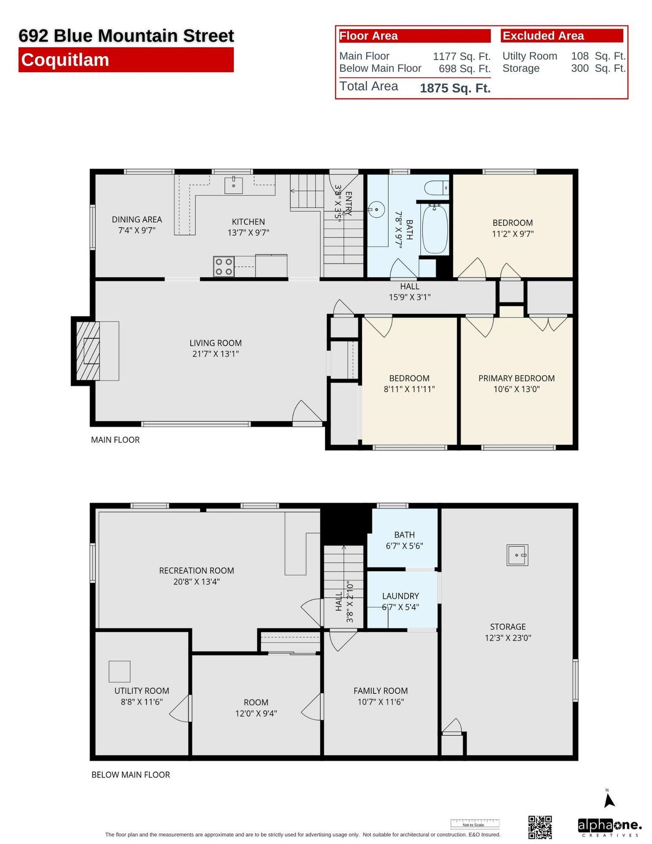 692 Blue Mountain Street - Coquitlam West Single Family Residence for Sale, 3 Bedrooms (R3049159)# - 2