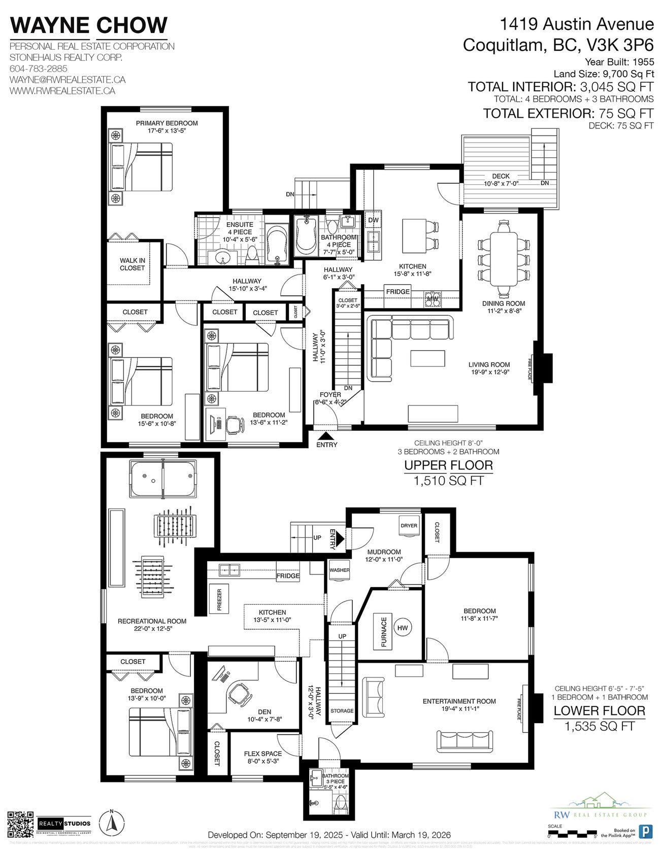 1419 Austin Avenue - Central Coquitlam Single Family Residence for Sale, 5 Bedrooms (R3050460) #40