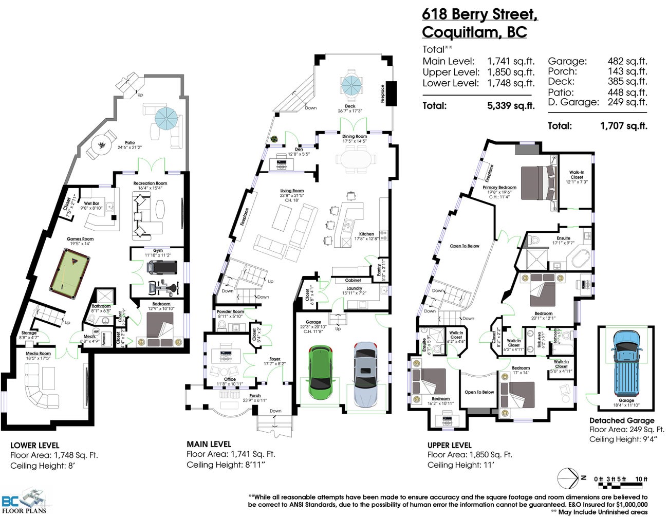 618 Berry Street - Central Coquitlam Single Family Residence for Sale, 5 Bedrooms (R3052696)# - 7