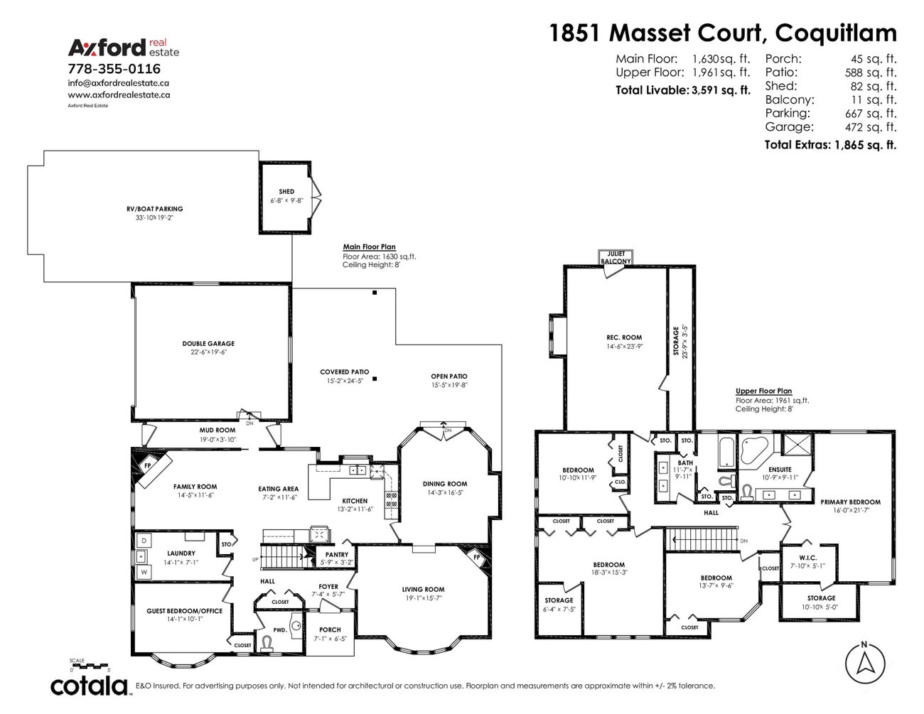 1851 Masset Court - Harbour Place Single Family Residence for Sale, 5 Bedrooms (R3058847)# - 40