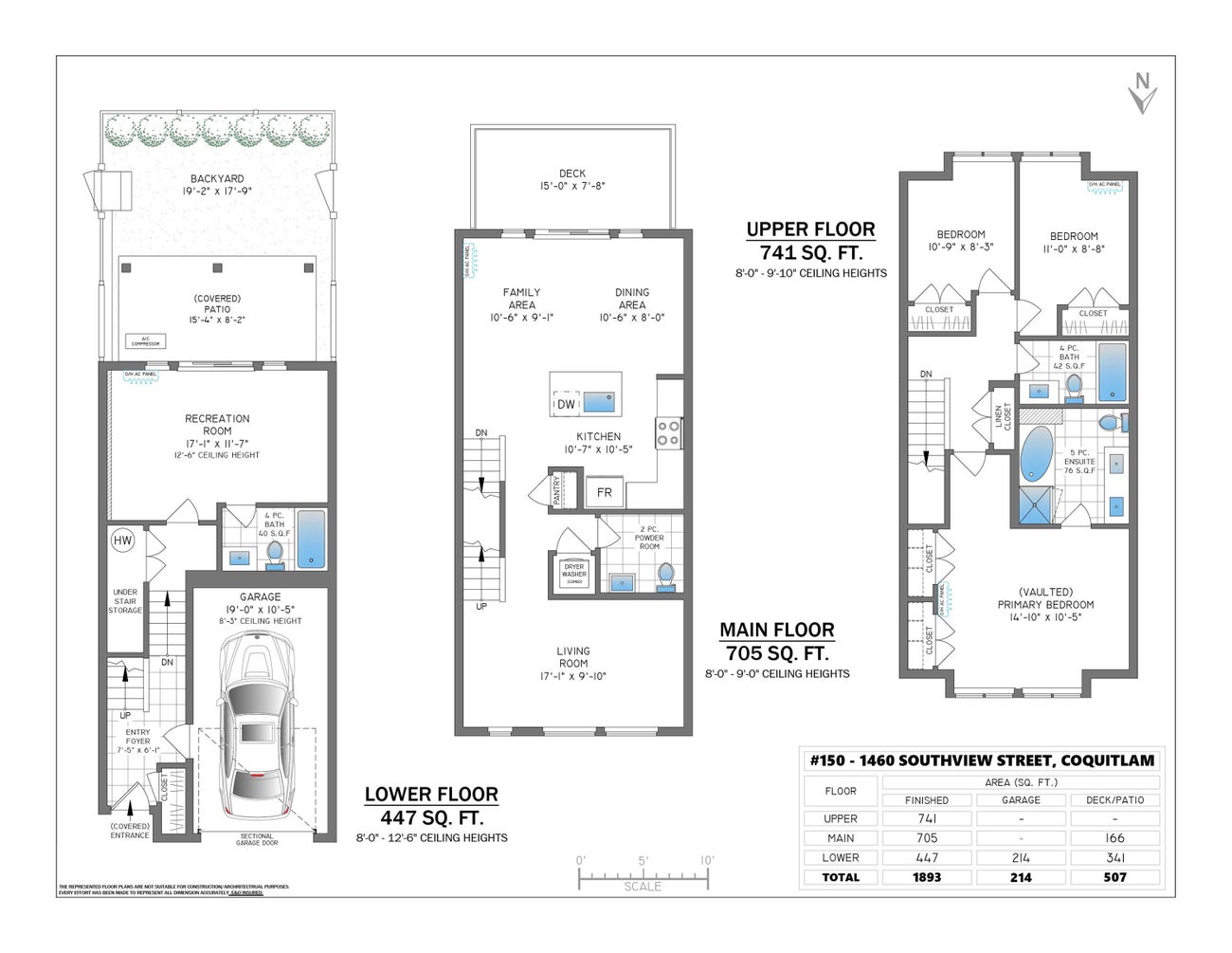 150 - 1460 Southview Street - Burke Mountain Townhouse for Sale, 3 Bedrooms (R3061199)# - 21