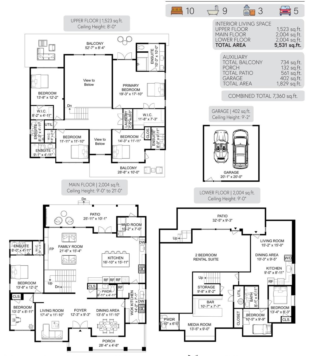 1100 Como Lake Avenue - Central Coquitlam Single Family Residence for Sale, 10 Bedrooms (R3061573)# - 33