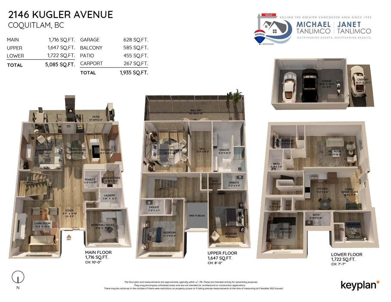 2146 Kugler Avenue - Central Coquitlam Single Family Residence for Sale, 6 Bedrooms (R3068849)# - 4