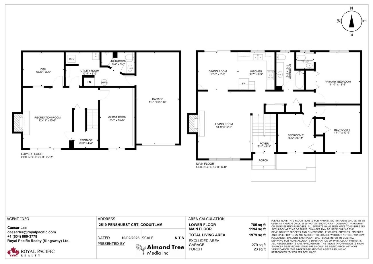 2519 Penshurst Court - Coquitlam East Single Family Residence for Sale, 4 Bedrooms (R3087828)# - 36