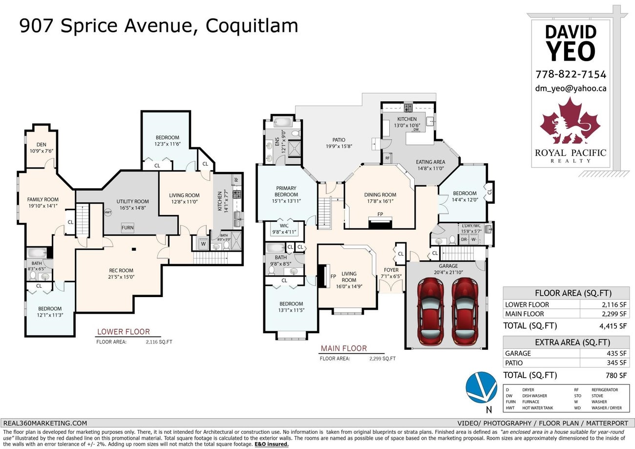 907 Sprice Avenue - Coquitlam West Single Family Residence for Sale, 6 Bedrooms (R3088929)# - 40