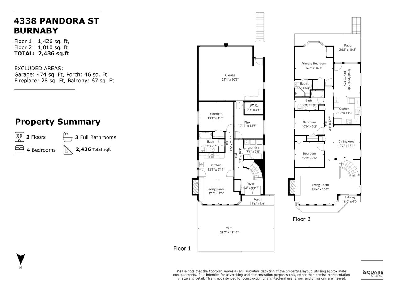 4338 Pandora Street - Vancouver Heights Single Family Residence for Sale, 4 Bedrooms (R3093096)# - 40