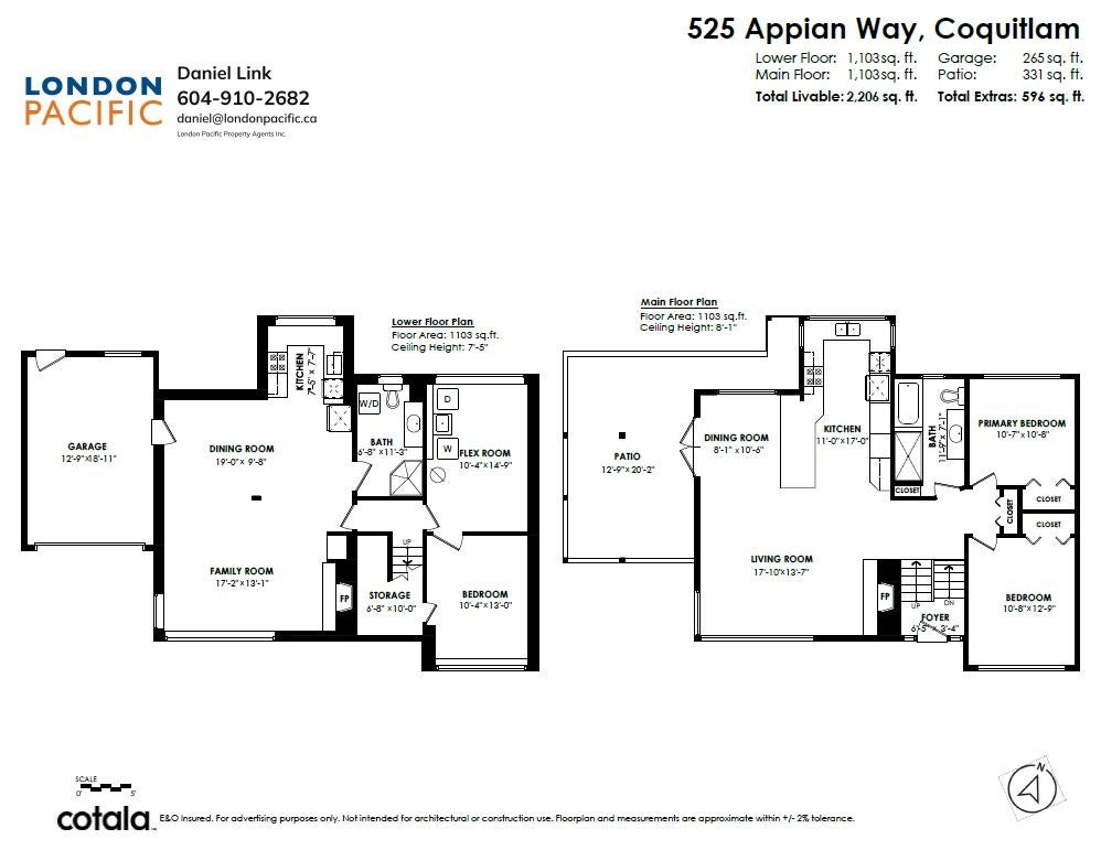 525 Appian Way - Coquitlam West Single Family Residence for Sale, 3 Bedrooms (R3093383)# - 40