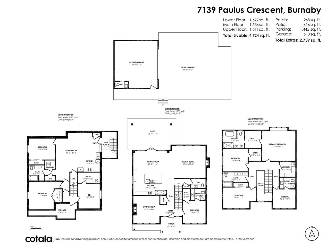 7139 Paulus Crescent - Montecito Single Family Residence for Sale, 7 Bedrooms (R3094101)# - 2