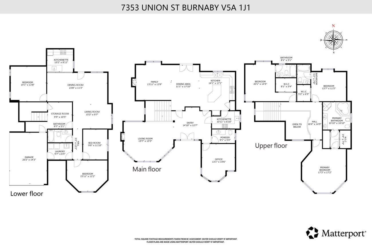 7353 Union Street - Simon Fraser Univer. single-family-residence for Sale, 5 Bedrooms (R3095229)# - 33