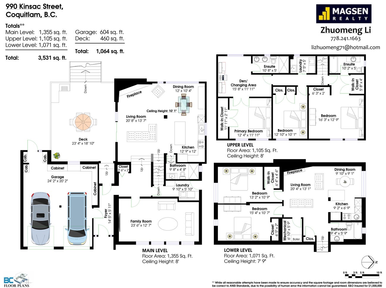 990 Kinsac Street - Coquitlam West Single Family Residence for Sale, 5 Bedrooms (R3095340)# - 32