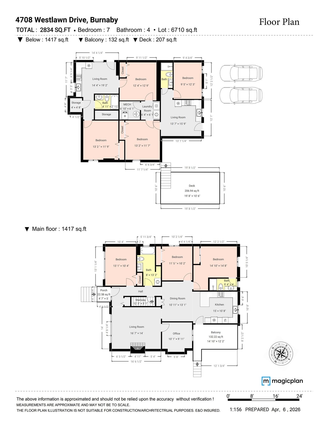 4708 Westlawn Drive - Brentwood Park Single Family Residence for Sale, 7 Bedrooms (R3108712)# - 32