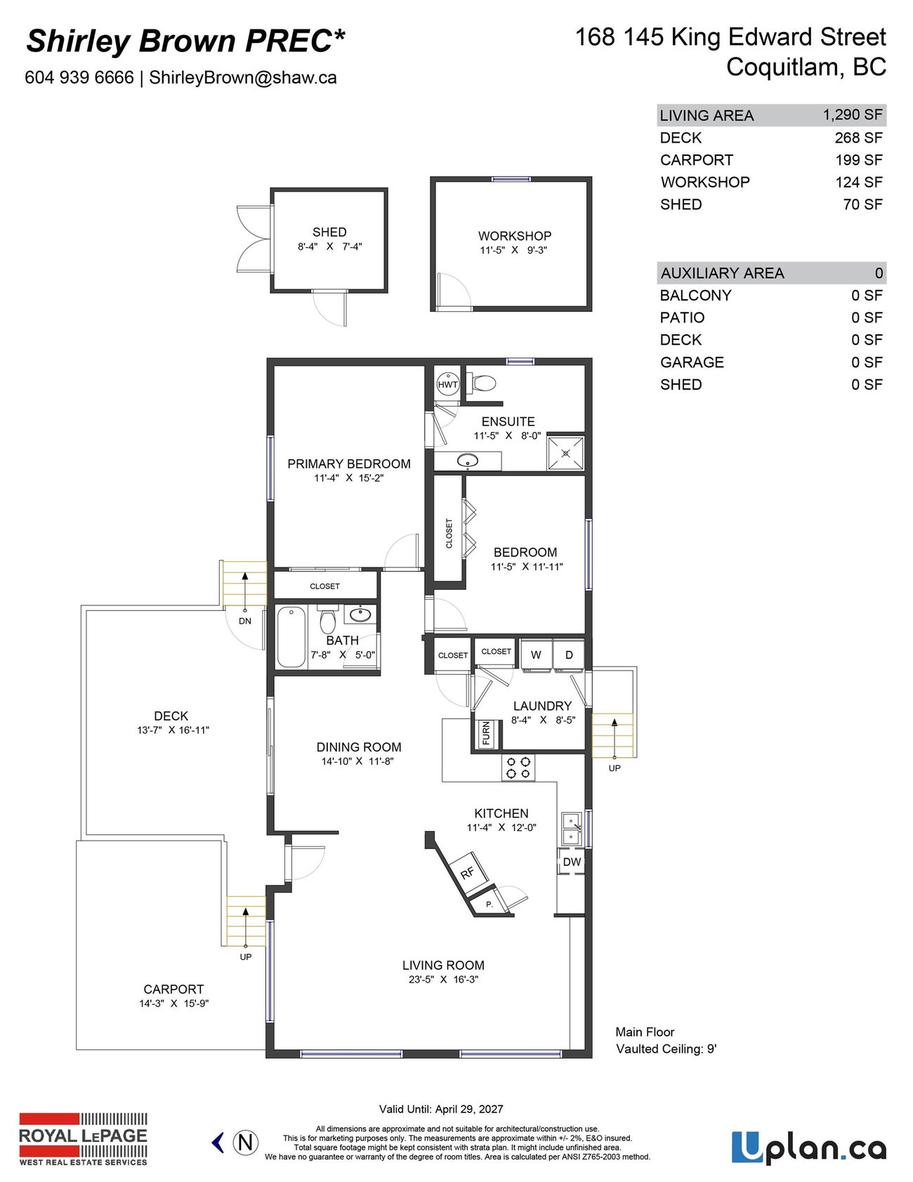 168 - 145 King Edward Street - Maillardville Manufactured Home for Sale, 2 Bedrooms (R3118413)# - 35