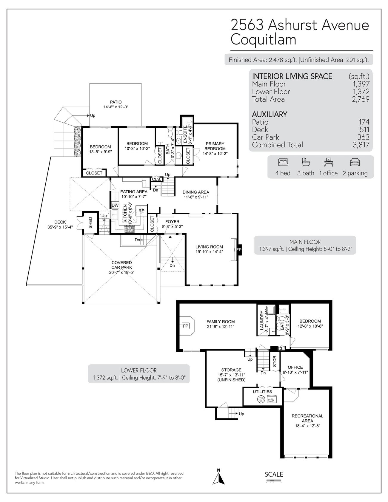2563 Ashurst Avenue - Coquitlam East Single Family Residence for Sale, 4 Bedrooms (R3119339)# - 40
