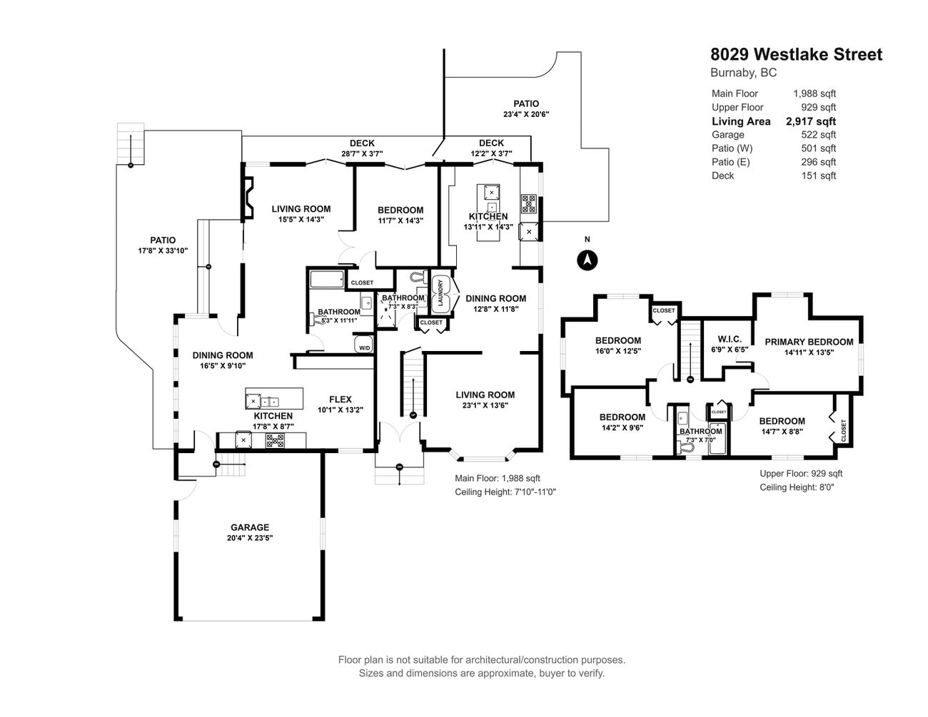 8029 Westlake Street - Government Road Single Family Residence for Sale, 5 Bedrooms (R3121950)# - 29