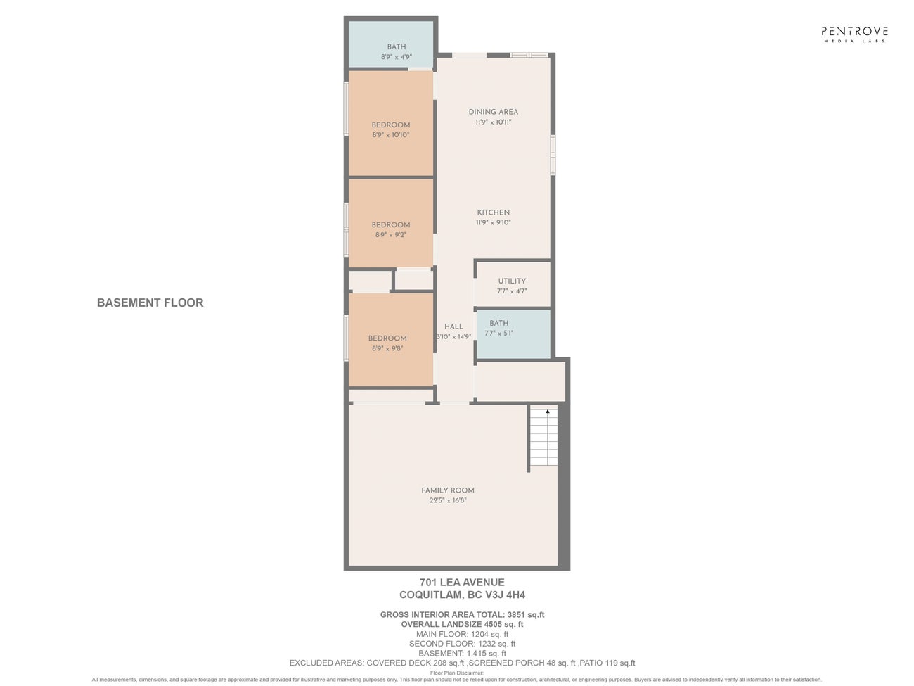 701 Lea Avenue - Coquitlam West Single Family Residence for Sale, 7 Bedrooms (R3122790)# - 30