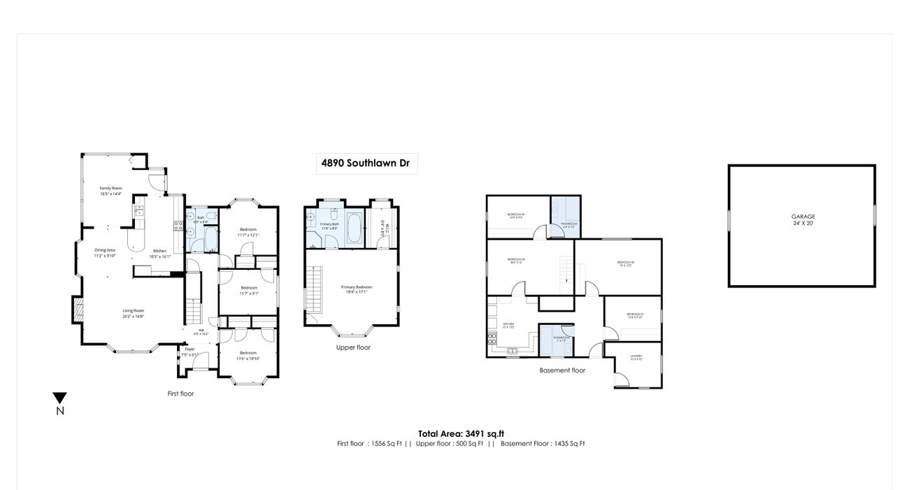 4890 Southlawn Drive - Brentwood Park Single Family Residence for Sale, 8 Bedrooms (R3132991)# - 2