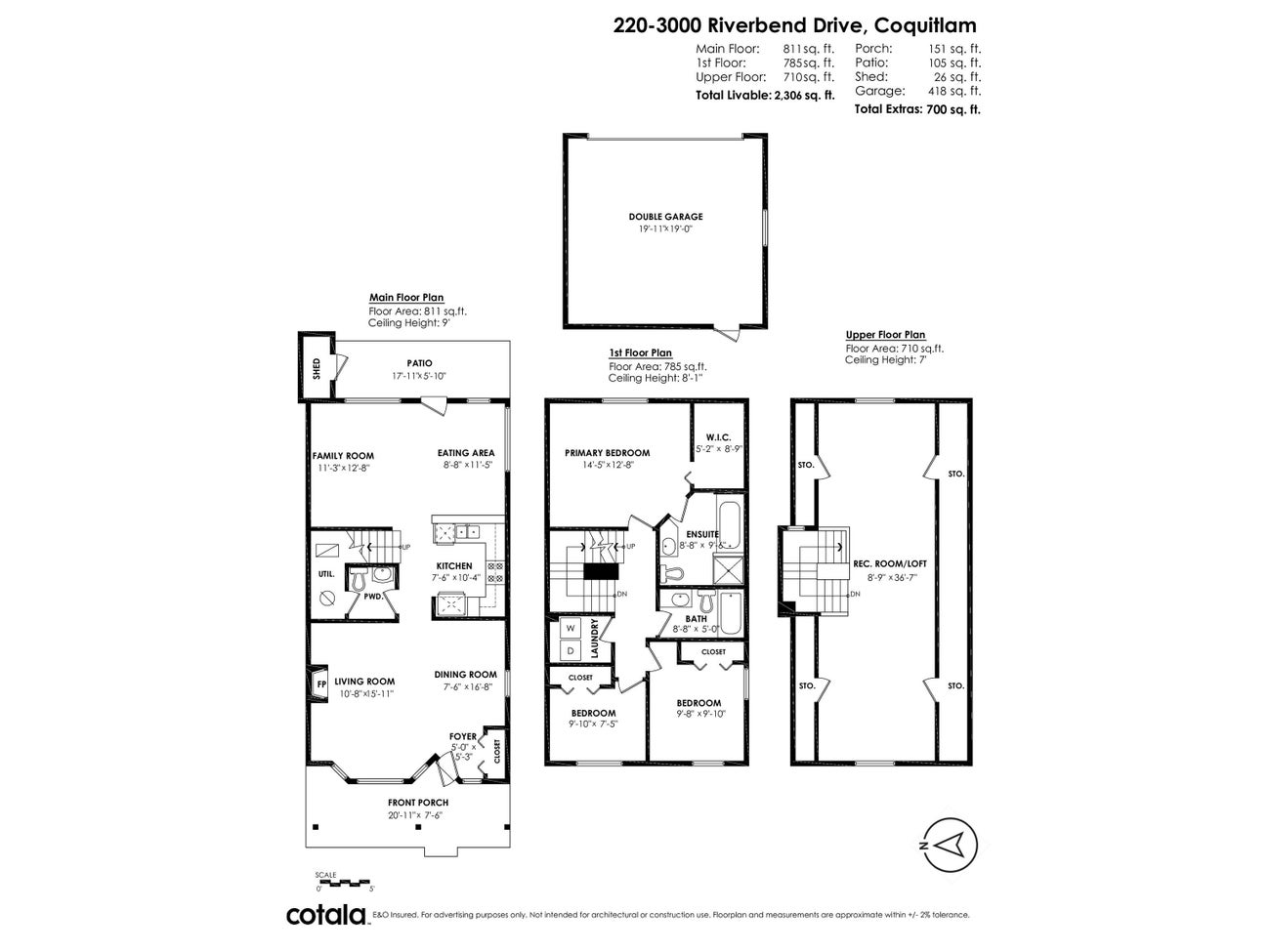 220 - 3000 Riverbend Drive - Coquitlam East Single Family Residence for Sale, 3 Bedrooms (R3137224)# - 40 220 - 3000 Riverbend Drive - Coquitlam East Single Family Residence for Sale, 3 Bedrooms (R3137224)# - 40