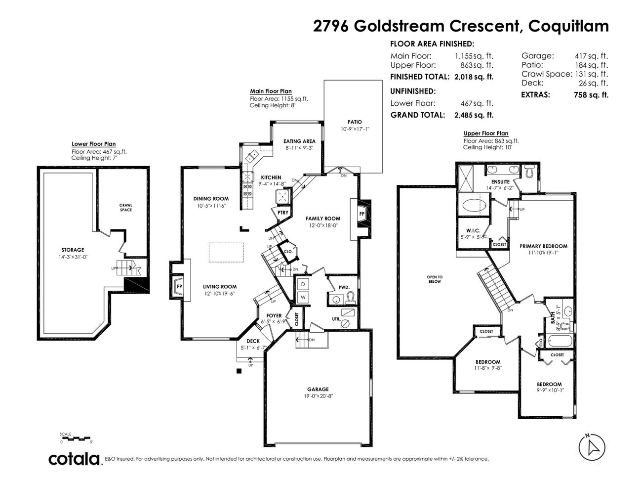 2796 Goldstream Crescent - Coquitlam East Single Family Residence for Sale, 3 Bedrooms (R3144126)# - 40