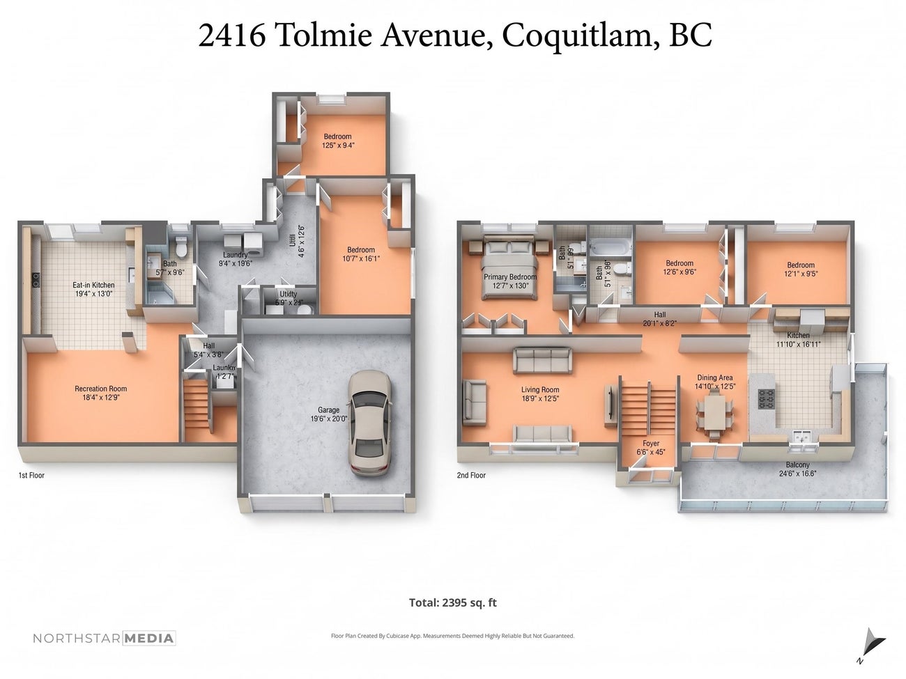 2416 Tolmie Avenue - Central Coquitlam Single Family Residence for Sale, 5 Bedrooms (R3144991)# - 40