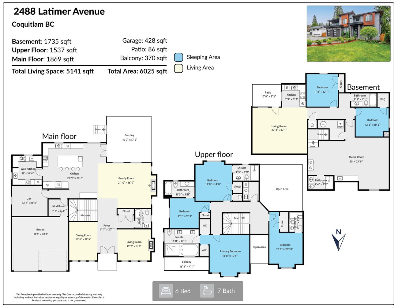 2488 Latimer Avenue - Central Coquitlam Single Family Residence for Sale, 6 Bedrooms (R3148645)# - 31